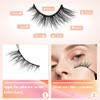 Newcally Half Lashes Mink Natural Cat Eye Wispy False Eyelashes 3D Volume Strip Fake Eyelashes Accent Corner 34 Eye Lash
