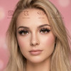 Eliace False Eyelashes Natural look 14mm 15 Pairs Cat Eye Lashes Wispy Strips 3D Mink Lashes Fake Eyelashes Fluffy Volum