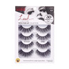 KISS Triple PushUp False Eyelashes Bombshell 14mm Includes 4 Pairs Of Lashes Easy to Apply Reusable Lash Clusters