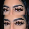 DAODER False Eyelashes Fluff Faux Mink Lashes 3D Wispy Lashes 7 Pairs Pack Dramatic Long Thick Volume Fake Eye Lash Mult