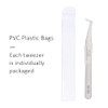 EMEDA Eyelash Extension Tweezers for Volume Lashes Professional Precision Stainless Steel VETUS 6ASA Mega Curved Tips Fl