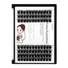 Bodermincer BlackBrown Color Natural Lash Clusters 84pcs Wispy Eyelash Clusters Eyelash Extensions D Curl Individual Las