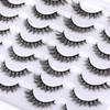 Newcally Cat Eye Lashes Natural Look False Eyelashes Short Wispy 3D Volume Fake Eye Lashes Pack 14 Pairs