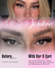 JIMIRE Mink Lashes Wispy Cat Eye Lashes Full 6D Volume False Eyelashes that Look Like Extensions 16MM Thick Soft DCurly