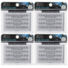 Ardell False Eyelashes Short Black DIY Lash Clusters Eyelash Extension Kit 4 Pack