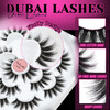 Veleasha Lashes 5D Faux Mink Lashes Fluffy False Eyelashes Handmade Eye Lashes Wispy Lightweight Fake Lashes Luxurious V