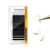 NAGARAKU Easy Fan Eyelash Extensions Volume Lash 005 D curl 815mm Mix Tray Rapid Blooming Faux Mink Cluster Easy Fanning