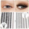 Bodermincer 10D 20D 240pcs Cluster Eyelash Extensions 1011121314mm MixedEyelash Clusters Lash Extension Individual Lashe