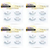 Andrea Two of a Kind False Lashes 53 Black Natural Look Comfortable Full Volume Fake Eyelashes for Glamorous Eyes 4 Pack