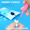 300PCS AliOry Glue Rings for Eyelash Extensions Disposable Rings for Lashes Lovely Shape Lash Fan Blossom Glue Cups Lash