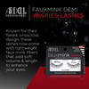 Ardell Faux Mink Demi Wispies False Eyelashes Natural Wispy Lashes with Invisiband Reusable Lash Strips 1 Pair