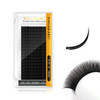 NAGARAKU Double Tips Ellipse Eyelash Extensions Lighter Thinner Flat Split Tips Individual Lash 015mm C curl 10mm Matte