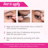 Andrea False Eyelashes Style 21 Black Reusable Natural Look Strip Lashes Lightweight Fake Eyelashes 4 Pack