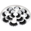 Veleasha Lashes 5D Faux Mink Lashes Fluffy False Eyelashes Volume Eye Lashes Wispy Fake Lashes Eyelashes Dramatic Look 7