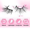 Half Lashes Natural Look Wispy Soft Strip Mink Eyelashes Cat Eye 3D Short False Lashes 7 Pairs Pack by ALICE