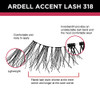 Ardell Accent Half Lashes 318 Short Wispy Natural Looking Cat Eye for Everyday Wear 4 Pack