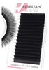 BEYELIAN Ellipse Flat Lash Extension 16 Rows 015 C Curl 12mm Single Length Tray Flat Eyelash Extension Matte Black Class