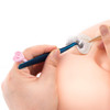 Lash Glue Rings 200PCS Smart Glue Cup for Lash Extension Supplies Eyelash Heart Glues Rings for Volume Fan Blossom Fanni