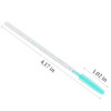 100 Pcs Silicone Mascara Wands Disposable Eyelash Brushes for Extensions Lash Applicators Makeup Tool Kit Crystal blueMi