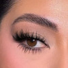 False Eyelashes Clear Band Natural Lashes Wispy Cat Eye 15mm Russian DCurl Lashes Extension Strip Eyelashes Pack by Kiro