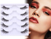 Half Lashes Lashes Natural Look Wispy 34 False Eyelashes Volume Clear Band False Cat Eye Lashes that Look Like Extension