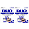 DUO QuickSet Strong Hold Eyelash Lash Glue WhiteClear LatexFree Waterproof Fast Drying Strip Lash Adhesive 018 oz 2 Pack