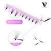 Eyelash Extensions 3D 4D 5D 6D 8D 9D 10D Thickness 00701 CD Curl Eyelashes Middle Stem Premade Fans Russian Volume Lash