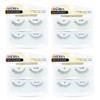 Andrea Two of a Kind False Eyelashes 21 Black NaturalLooking Volume Lashes Reusable Strip Lashes for Everyday Wear 4 Pac