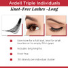 Ardell Triple Individual Lashes Long Black KnotFree Eyelash Extensions Volumizing DIY Lash Clusters for Fuller Lash Enha