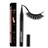 JIMIRE 2in1 Eyeliner Instead of Glue Magic Eyeliner Extra Strong Hold for False Eyelashes No Magnet No Glue Needed Only