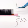 Qeelasee Ellipse Eyelash Extension 020mm D Curl 13mm Flat False Mink Individual Eyelash Extension Professional Salon Use
