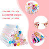 Disposable Mascara Brushes Diamond Eyelash Spoolies Makeup Brush Mascara Wand in Sanitary Tube Lash Supplies 10 Pcs Mix