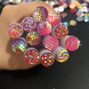 Disposable Mascara Brushes Diamond Eyelash Spoolies Makeup Brush Mascara Wand in Sanitary Tube Lash Supplies 50 Pcs Pink