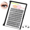 Bodermincer C Curl 007 Wide Cluster DIY Eyelash Extension 3D Individual Lashes Natural Look Cluster Lashes Easy Apply Vo