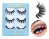 DYSILK Eyelashes Mink Lashes Fluffy Cat Eye Lashes 3 Pairs 6D Mink Lashes Wispy Eyelashes Lashes That Look Like Extensio