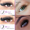 10Pairs 3d Russian D Curl Lash Strips 15mm Wispy Fake Lashes that Look Like Extensions Natural False Lashes Mink