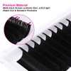 Lash Extensions C Curl 007 Self Fanning Volume Lashes 15mm20mm Mixed Tray Easy Fans Eyelash Extensions Supplies by FADLA