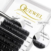 QUEWEL Eyelash Extension Supplies 003 D Curl 11mm Classic Individual Lash ExtensionsOptinal 003005007010015020 CD Single