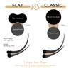 LASHVIEW Eyelash ExtensionsEllipse Flat Eyelash Extensions 020mm C Curl 815mm Mixed TrayMink BlackIndividual LashesSuper