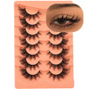 False Eyelashes Wispy Lashes Natural Look Fake Eyelashes Cat Eye Lashes Mink Fluffy Strip False Lashes Fox Eye Lashes Pa