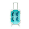 YiQiYi Fake Eyelash Organizer Case Eyelash Extension Mini Suitcase Lashes Organizer Packing Makeup Container Luaage Box