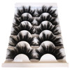 Gmagictobo False Eyelashes Fluffy 25MM Lashes Dramatic Faux 3D Mink Lashes Pack Long Thick Volume CrissCrossed Soft Fals