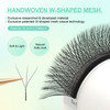 NAGARAKU W Eyelash Extension 3D Volume Premade Fan 007mm D curl 815mm mix Faux Mink Matte Black Cluster Easy Fanning yy