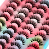 Half Lashes Natural Look Fluffy False Eyelashes Wispy 4 Styles Cat Eye Lashes 3D Natural Volume Accent Lashes 20 Pairs P