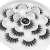 DYSILK False Lashes Fake Eyelashes Mink Lashes Fluffy 7 Pairs 6D Mink Lashes Wispy Faux Mink Eyelashes Lashes Natural Lo