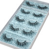 DYSILK Lashes False Eyelashes Eye Lashes Mink Lashes 5 Pairs 6D Lashes Pack Fluffy Lashes Fake Eye Lashes Natural Look W