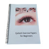 Jegapluso Lashes Training Exercise for Beginners Professional Eyelash Extensions Exercise Book
