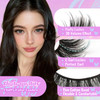Losha Eyelashes Natural Look Faux Mink Lashes Pack Handmade Fluffy False Eyelashes 14 Pairs Cat Eye Lashes 54