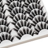 Losha Eyelashes Natural Look Faux Mink Lashes Pack Handmade Fluffy False Eyelashes 14 Pairs Eye Lashes F69