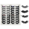 Mink Lashes Bulk False Eyelashes Natural Look Wispy Fluffy 20 MM Strip Lashes Mink Cat Eye Lashes 18MM 3D Dramatic Mink